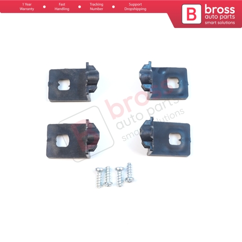 Headlight Holder Mount Repair Bracket Tab Set Left Right Side for VW Touran MK1 2003-2010 Caddy MK3 2004-2010 Pre-Facelift 1T0998225 1T0998226