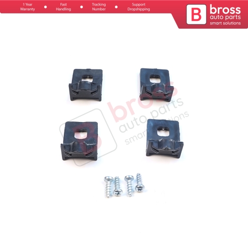 Headlight Holder Mount Repair Bracket Tab Set Left Right Side for VW Touran MK1 2003-2010 Caddy MK3 2004-2010 Pre-Facelift 1T0998225 1T0998226