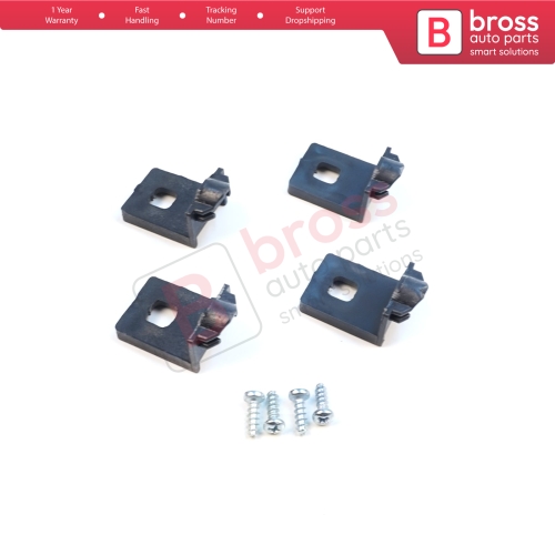 Headlight Holder Mount Repair Bracket Tab Set Left Right Side for VW Touran MK1 2003-2010 Caddy MK3 2004-2010 Pre-Facelift 1T0998225 1T0998226