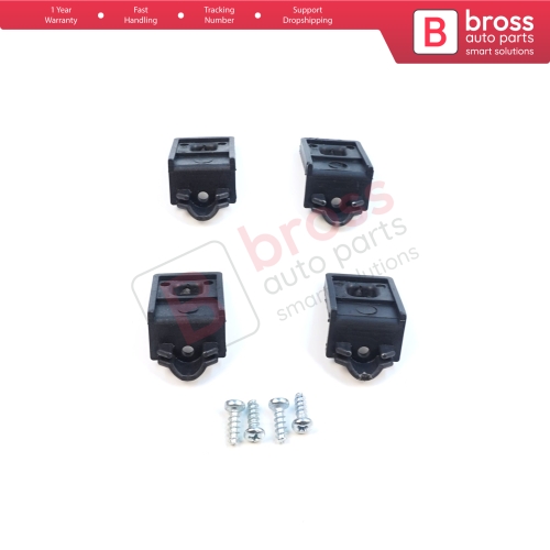 Headlight Holder Mount Repair Bracket Tab Set Left Right Side for VW Touran MK1 2003-2010 Caddy MK3 2004-2010 Pre-Facelift 1T0998225 1T0998226