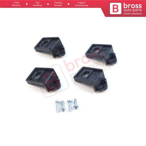 Headlight Holder Mount Repair Bracket Tab Set Left Right Side for VW Touran MK1 2003-2010 Caddy MK3 2004-2010 Pre-Facelift 1T0998225 1T0998226