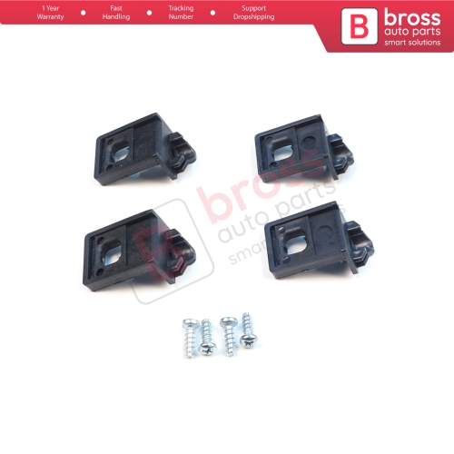 Headlight Holder Mount Repair Bracket Tab Set Left Right Side for VW Touran MK1 2003-2010 Caddy MK3 2004-2010 Pre-Facelift 1T0998225 1T0998226