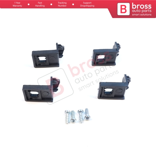 Headlight Holder Mount Repair Bracket Tab Set Left Right Side for VW Touran MK1 2003-2010 Caddy MK3 2004-2010 Pre-Facelift 1T0998225 1T0998226