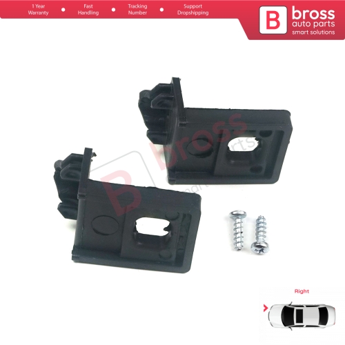 Headlight Holder Mount Repair Bracket Tab Set Right Side for VW Touran MK1 2003-2010 Caddy MK3 2004-2010 Pre-Facelift 1T0998225