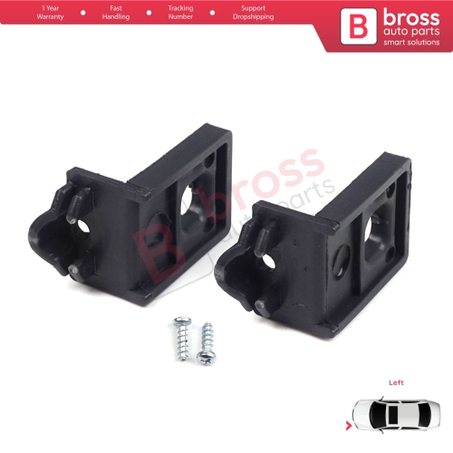 Headlight Holder Mount Repair Bracket Tab Set Left Side for VW Touran MK1 2003-2010 Caddy MK3 2004-2010 Pre-Facelift 1T0998225