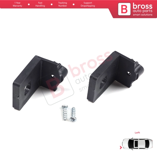 Headlight Holder Mount Repair Bracket Tab Set Left Side for VW Touran MK1 2003-2010 Caddy MK3 2004-2010 Pre-Facelift 1T0998225