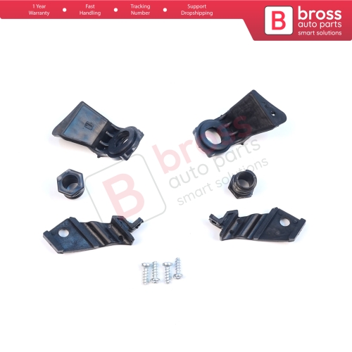 Headlight Holder Mount Repair Bracket Tab Set Left Right Side for VW Jetta MK5 A5 1K 2005-2010 Golf MK5 A5 1K 2004-2009 1K0998225 1K0998226