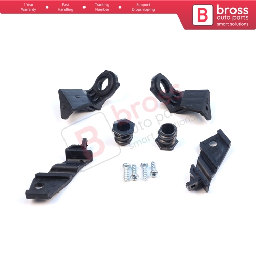 Headlight Holder Mount Repair Bracket Tab Set Left Right Side for VW Jetta MK5 A5 1K 2005-2010 Golf MK5 A5 1K 2004-2009 1K0998225 1K0998226