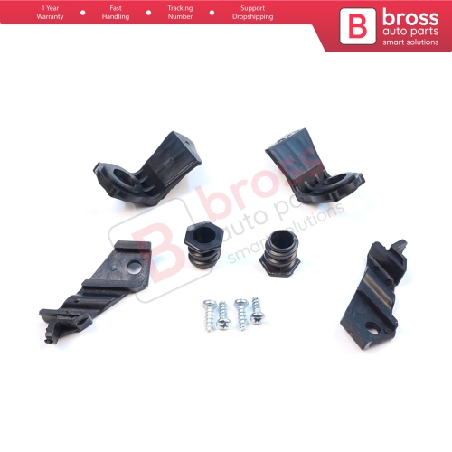 Headlight Holder Mount Repair Bracket Tab Set Left Right Side for VW Jetta MK5 A5 1K 2005-2010 Golf MK5 A5 1K 2004-2009 1K0998225 1K0998226