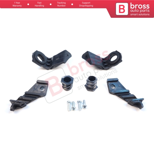 Headlight Holder Mount Repair Bracket Tab Set Left Right Side for VW Jetta MK5 A5 1K 2005-2010 Golf MK5 A5 1K 2004-2009 1K0998225 1K0998226