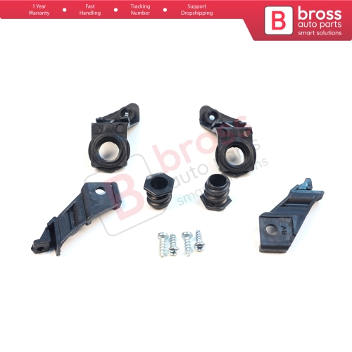 Headlight Holder Mount Repair Bracket Tab Set Left Right Side for VW Jetta MK5 A5 1K 2005-2010 Golf MK5 A5 1K 2004-2009 1K0998225 1K0998226