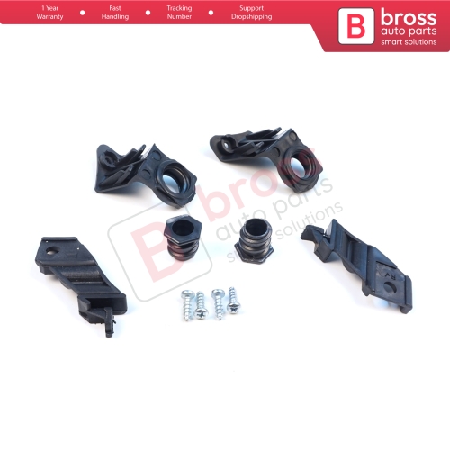 Headlight Holder Mount Repair Bracket Tab Set Left Right Side for VW Jetta MK5 A5 1K 2005-2010 Golf MK5 A5 1K 2004-2009 1K0998225 1K0998226