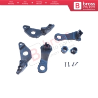 Headlight Holder Mount Repair Bracket Tab Set Left Right Side for BMW 5 Series E60 E61 2003-2010 63126941478 63126949633