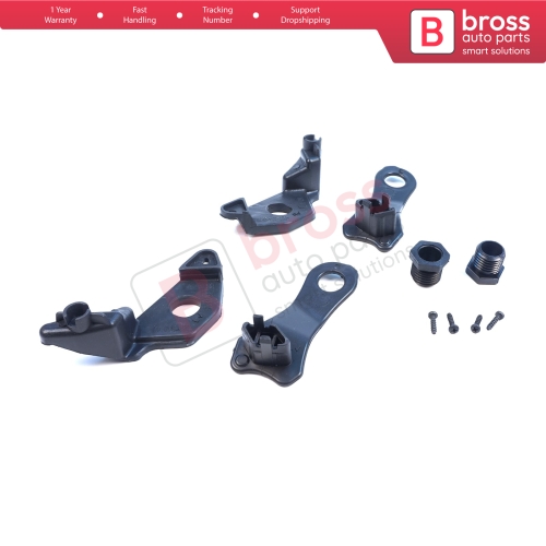 Headlight Holder Mount Repair Bracket Tab Set Left Right Side for BMW 5 Series E60 E61 2003-2010 63126941478 63126949633