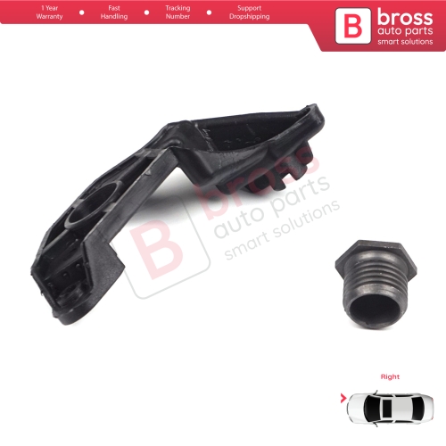 Headlight Holder Mount Repair Bracket Tab Set Right Side for BMW 5 Series E60 E61 2003-2010 63126942478