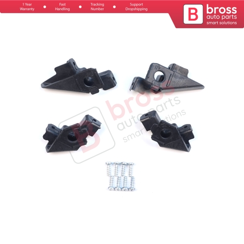 Headlight Holder Mount Repair Bracket Tab Set Left Right Side for VW Polo MK5 6R 6C 61 2009-2016 6R0998226 6R0998225
