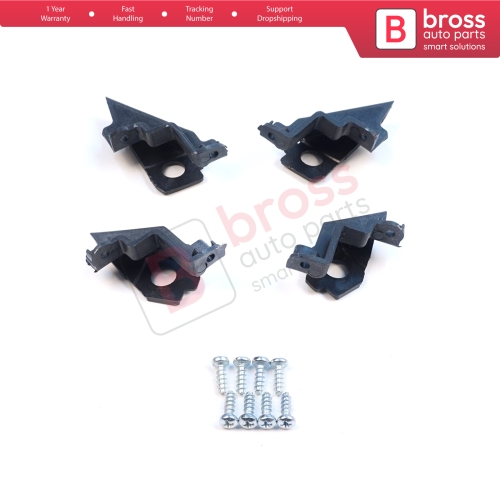 Headlight Holder Mount Repair Bracket Tab Set Left Right Side for VW Polo MK5 6R 6C 61 2009-2016 6R0998226 6R0998225