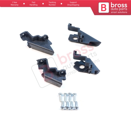 Headlight Holder Mount Repair Bracket Tab Set Left Right Side for VW Polo MK5 6R 6C 61 2009-2016 6R0998226 6R0998225