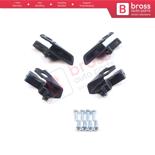 Headlight Holder Mount Repair Bracket Tab Set Left Right Side for VW Polo MK5 6R 6C 61 2009-2016 6R0998226 6R0998225