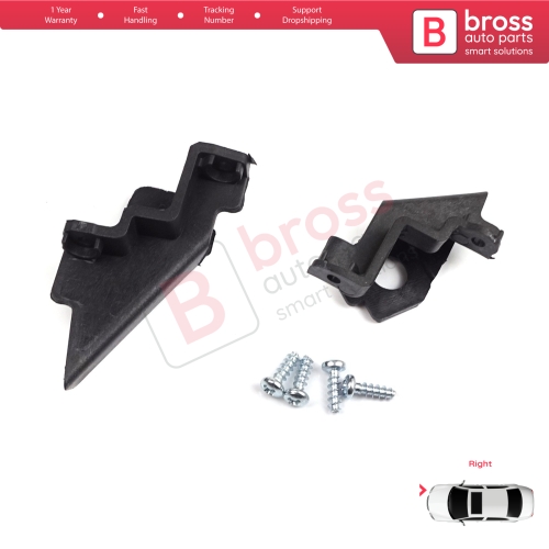 Headlight Holder Mount Repair Bracket Tab Set Right Side for VW Polo MK5 6R 6C 61 2009-2016 6R0998226