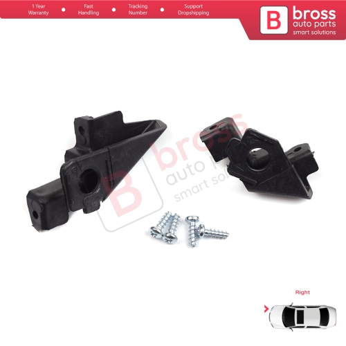 Headlight Holder Mount Repair Bracket Tab Set Right Side for VW Polo MK5 6R 6C 61 2009-2016 6R0998226