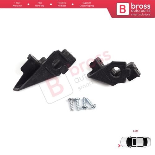 Headlight Holder Mount Repair Bracket Tab Set Left Side for VW Polo MK5 6R 6C 61 2009-2016 6R0998225