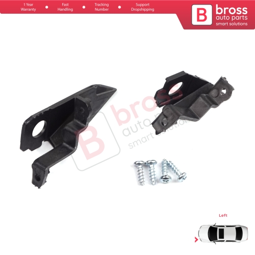 Headlight Holder Mount Repair Bracket Tab Set Left Side for VW Polo MK5 6R 6C 61 2009-2016 6R0998225