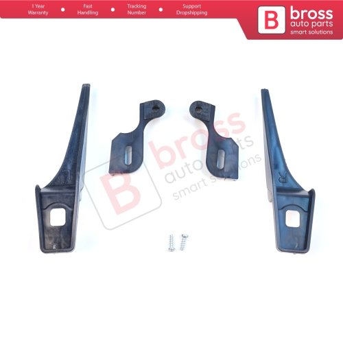 Headlight Holder Mount Repair Bracket Tab Set Left Right Side for Ford Fiesta MK6 CB1 CCN B299 B409 2008-2013 8A6113W030 8A6113W030