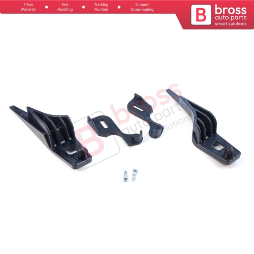Headlight Holder Mount Repair Bracket Tab Set Left Right Side for Ford Fiesta MK6 CB1 CCN B299 B409 2008-2013 8A6113W030 8A6113W030