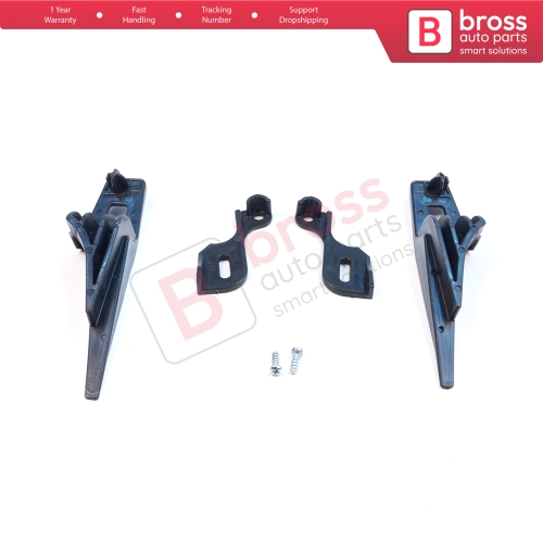 Headlight Holder Mount Repair Bracket Tab Set Left Right Side for Ford Fiesta MK6 CB1 CCN B299 B409 2008-2013 8A6113W030 8A6113W030