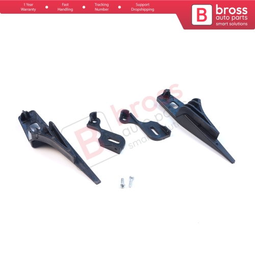 Headlight Holder Mount Repair Bracket Tab Set Left Right Side for Ford Fiesta MK6 CB1 CCN B299 B409 2008-2013 8A6113W030 8A6113W030