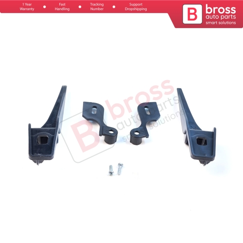 Headlight Holder Mount Repair Bracket Tab Set Left Right Side for Ford Fiesta MK6 CB1 CCN B299 B409 2008-2013 8A6113W030 8A6113W030