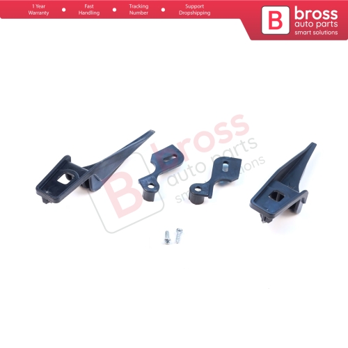 Headlight Holder Mount Repair Bracket Tab Set Left Right Side for Ford Fiesta MK6 CB1 CCN B299 B409 2008-2013 8A6113W030 8A6113W030