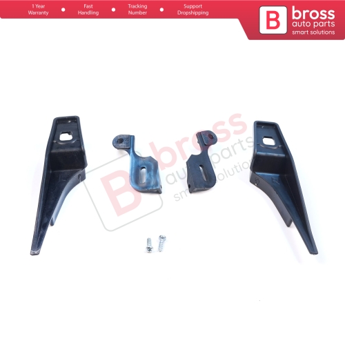 Headlight Holder Mount Repair Bracket Tab Set Left Right Side for Ford Fiesta MK6 CB1 CCN B299 B409 2008-2013 8A6113W030 8A6113W030