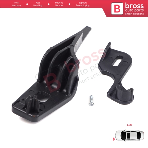 Headlight Holder Mount Repair Bracket Tab Set Left Side for Ford Fiesta MK6 CB1 CCN B299 B409 2008-2013 8A6113W030