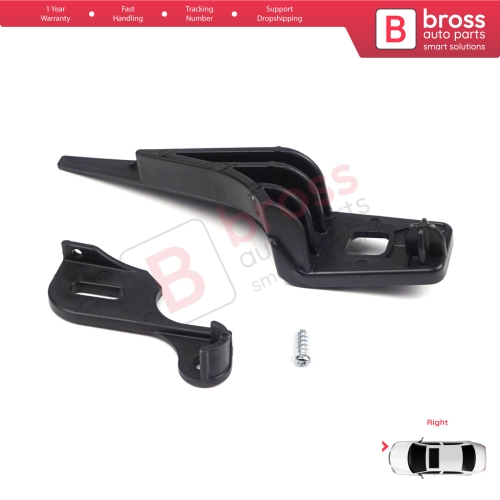 Headlight Holder Mount Repair Bracket Tab Set Right Side for Ford Fiesta MK6 CB1 CCN B299 B409 2008-2013 8A6113W029