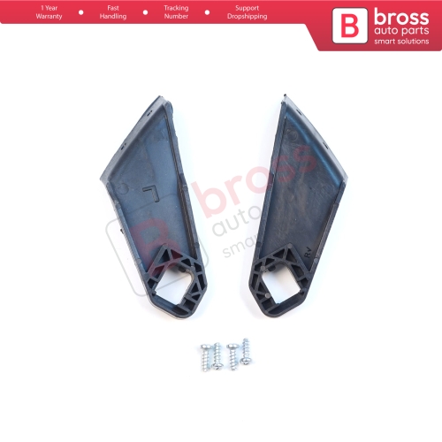 Headlight Holder Mount Repair Bracket Tab Set Left Right Side for Audi A3 MK2 8P 2008-2013 Facelift 8P0998121A 8P0998122A