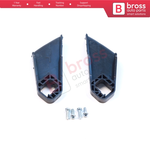 Headlight Holder Mount Repair Bracket Tab Set Left Right Side for Audi A3 MK2 8P 2008-2013 Facelift 8P0998121A 8P0998122A