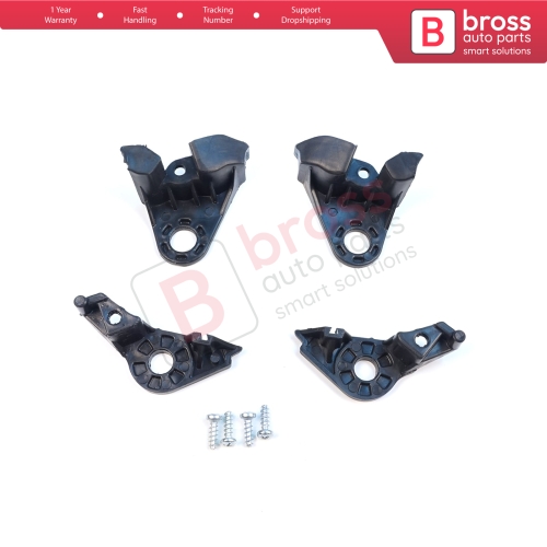Headlight Holder Mount Repair Bracket Tab Set Left Right Side for Citroen C4 MK1 LC Coupe MK1 THE 2004-2010 621283 621284