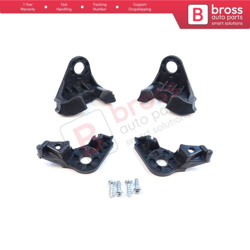 Headlight Holder Mount Repair Bracket Tab Set Left Right Side for Citroen C4 MK1 LC Coupe MK1 THE 2004-2010 621283 621284