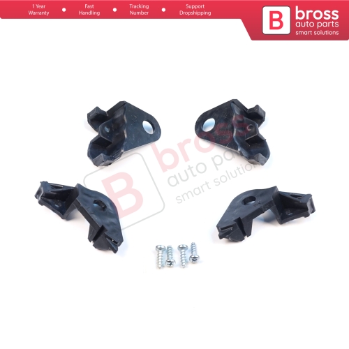 Headlight Holder Mount Repair Bracket Tab Set Left Right Side for Citroen C4 MK1 LC Coupe MK1 THE 2004-2010 621283 621284