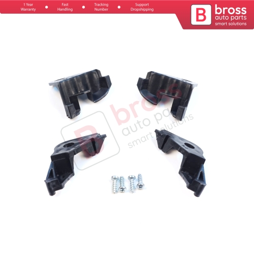 Headlight Holder Mount Repair Bracket Tab Set Left Right Side for Citroen C4 MK1 LC Coupe MK1 THE 2004-2010 621283 621284