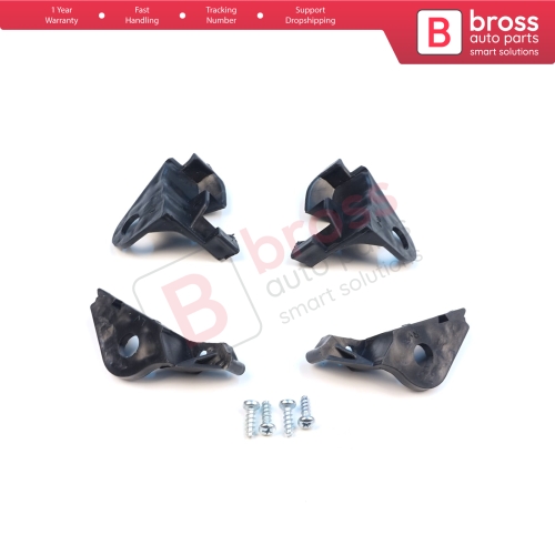 Headlight Holder Mount Repair Bracket Tab Set Left Right Side for Citroen C4 MK1 LC Coupe MK1 THE 2004-2010 621283 621284
