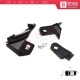 Headlight Holder Mount Repair Bracket Tab Set Left Side for Fiat Doblo MK2 263 2010-2014 Pre-Facelift 51810672