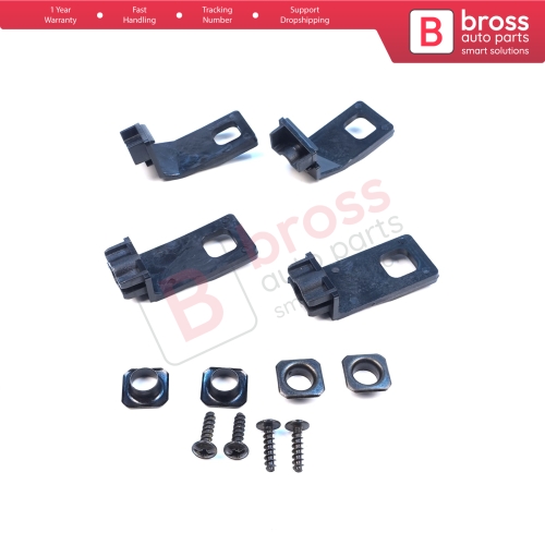 Headlight Holder Mount Repair Bracket Tab Set Left Right Side for VW Golf MK4 A4 1J HB Sedan Estate 1997-2006 1J0998225 1J0998226