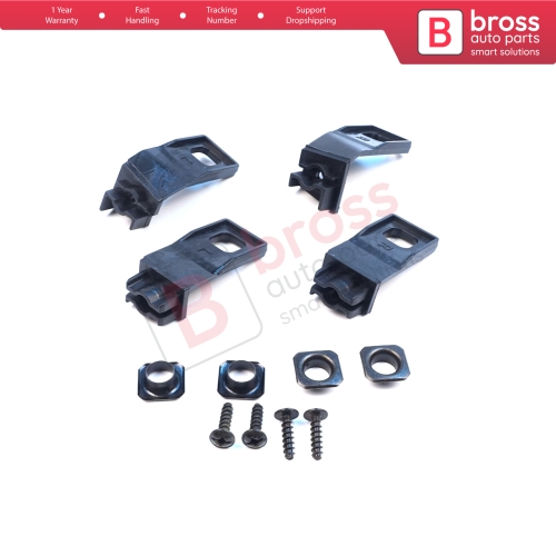 Headlight Holder Mount Repair Bracket Tab Set Left Right Side for VW Golf MK4 A4 1J HB Sedan Estate 1997-2006 1J0998225 1J0998226