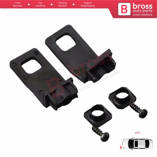 Headlight Holder Mount Repair Bracket Tab Set Left Side for VW Golf MK4 A4 1J HB Sedan Estate 1997-2006 1J0998225