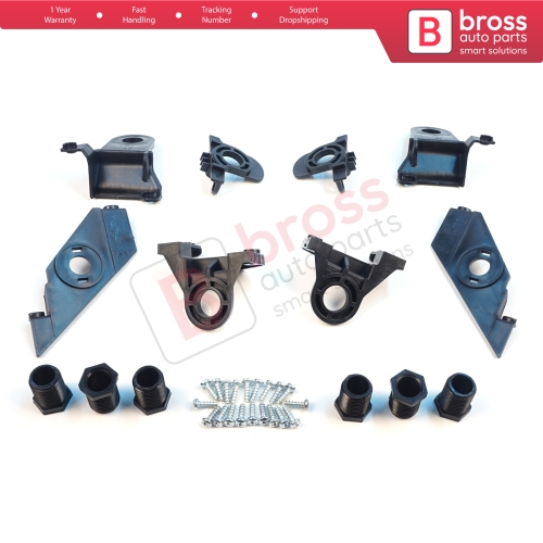 Headlight Holder Mount Repair Bracket Tab Set Left Right Side for VW Passat 3C B7 362 365 2011-2014 3AA998225 3AA998226