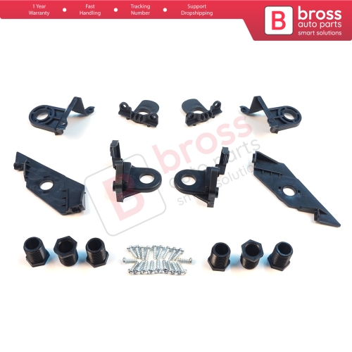 Headlight Holder Mount Repair Bracket Tab Set Left Right Side for VW Passat 3C B7 362 365 2011-2014 3AA998225 3AA998226