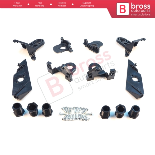 Headlight Holder Mount Repair Bracket Tab Set Left Right Side for VW Passat 3C B7 362 365 2011-2014 3AA998225 3AA998226